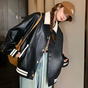 现货 好款 271-8002-P145K198 新款皮衣短外套，女装短外套，浙宝271