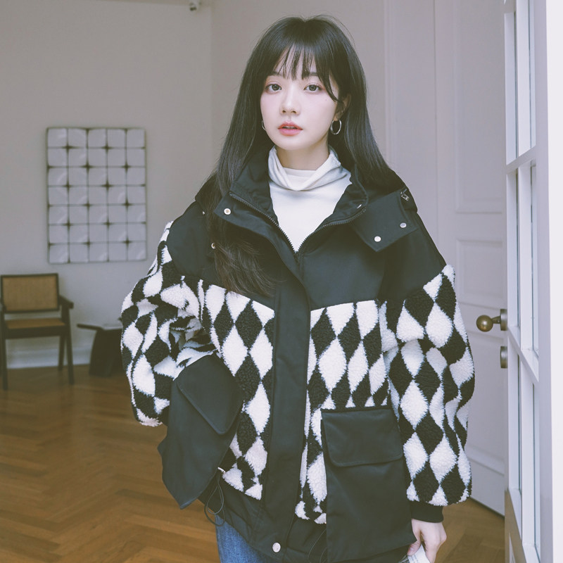 现货主推款271-8788-P175棋牌格衣外套控258,女装棉衣/棉服,浙宝271