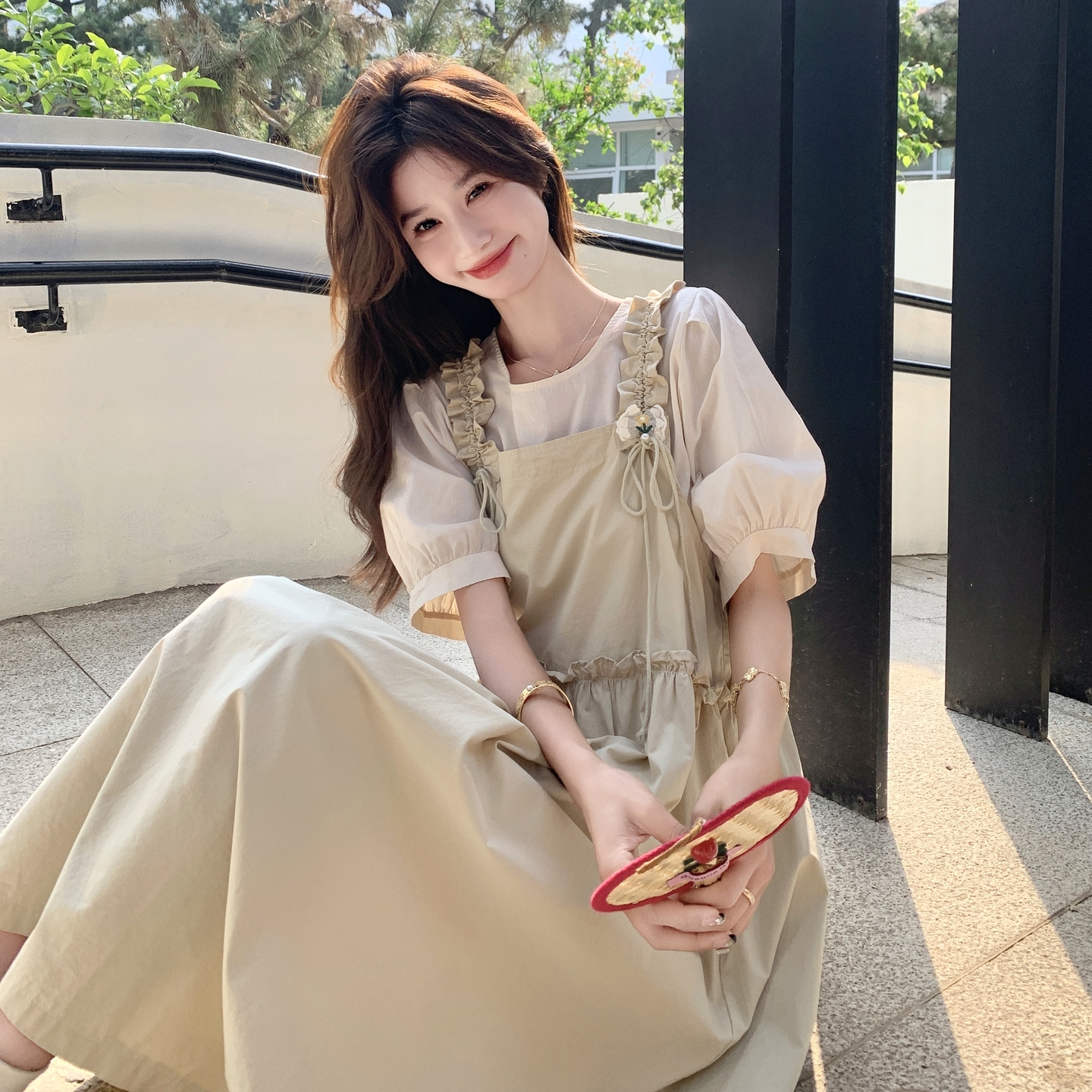 现货已出货新款T+背带裙两件套套装271-6291P165K238，女装套装/套裙，浙宝271