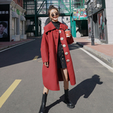 现货271-8711-P185中长款毛呢外套控258，女装毛呢外套，浙宝271