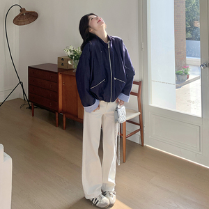韩系穿搭小个子短款工装外套女2025春季新款超火休闲百搭爆款夹克图片