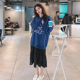 退货率极低现货271-1909-P105新款卫衣印花连衣裙控价168，女装卫衣/绒衫，浙宝271