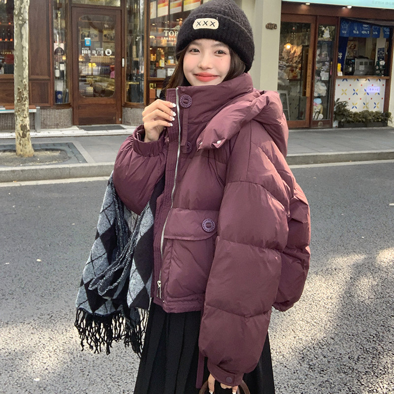 现货有货新款圆盘扣款90白鸭绒羽绒服271-9081-P295K448,女装羽绒服,浙宝271