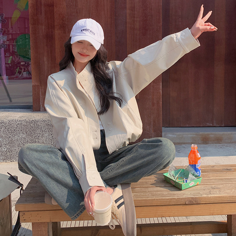 现货新款皮衣短外套271-8090P135K188，女装短外套，浙宝271