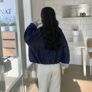 韩系穿搭小个子短款工装外套女2025春季新款超火休闲百搭爆款夹克图片