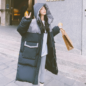 设计师款 格子撞色 标90绒羽绒服 271-7583-P325K498图片