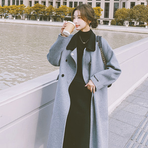 牛油果绿毛呢 现货 271-7519-P185 新款毛呢外套 控268图片