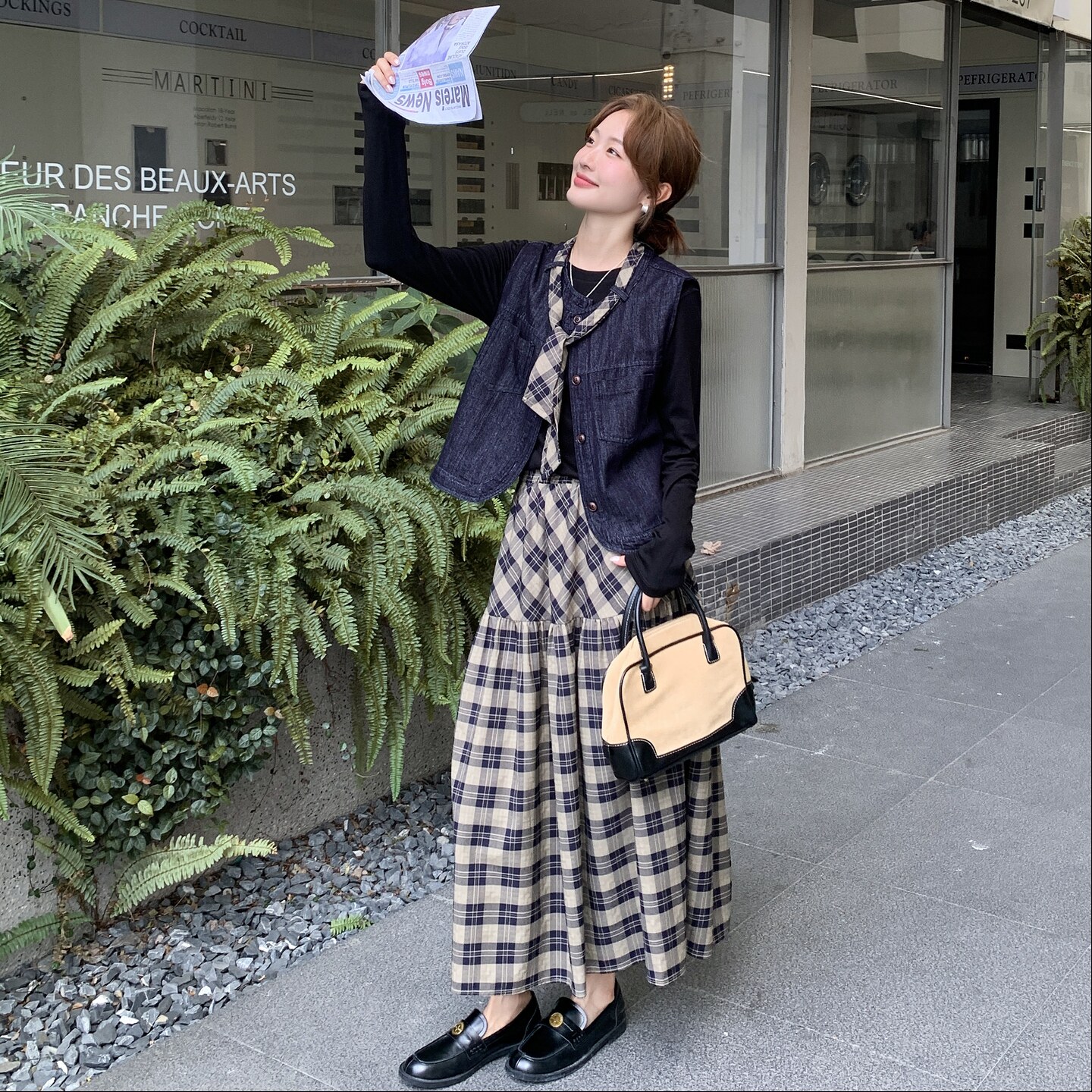 休闲风老钱风时尚套装裙子复古气质秋季吊带小香风显瘦小个子针织,女装套装/套裙,浙宝271