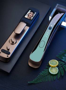 WATCHING全自动指纹锁家用防盗门猫眼电子锁密码锁推拉防盗智能锁