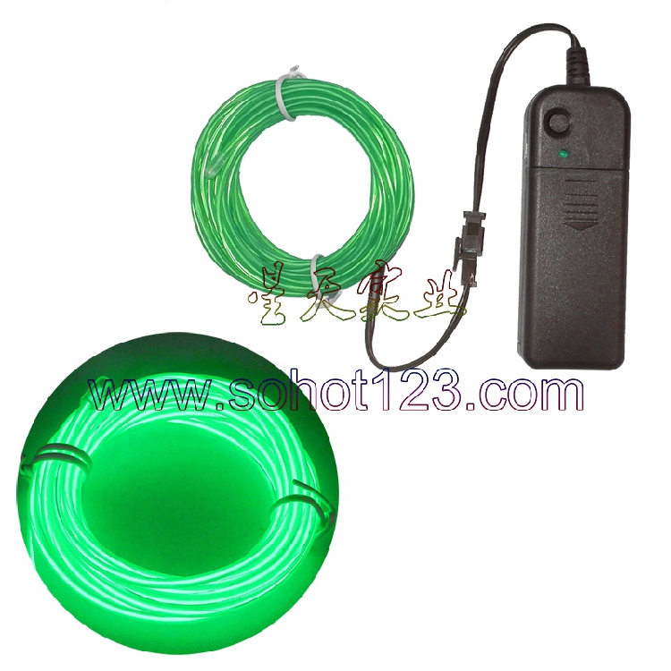 EL2.3MM冷光线舞台冷光表演道具冷光线表演服套装 3VAA电池盒套装