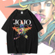 飙马野郎夏季 日系动漫JOJO 奇妙冒险短袖 宽松乔尼乔斯达纯棉T恤