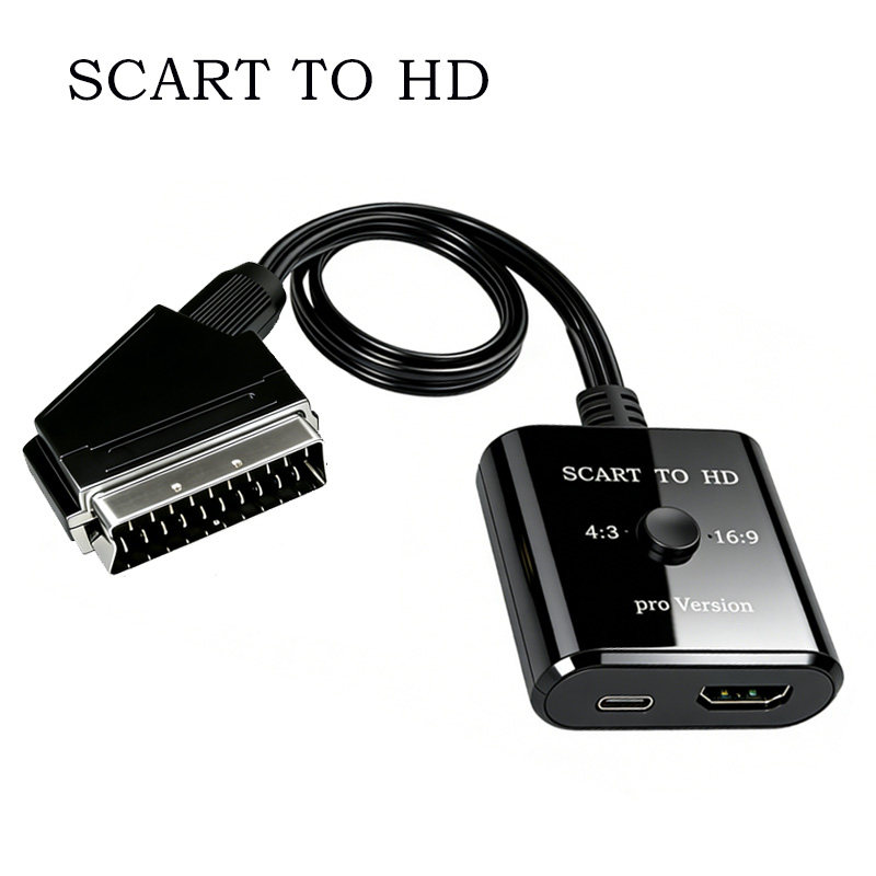 SCART转hdmi转换器Scart to hdmi高清1080