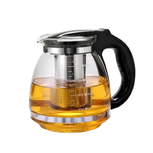 嘉美华耐热玻璃茶壶304不锈钢过滤网沏茶壶冲茶器泡茶壶大凉水壶