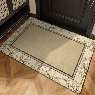 轻奢比利时绒高级感入户门地垫防滑进门地毯玄关除尘蹭土门口脚垫