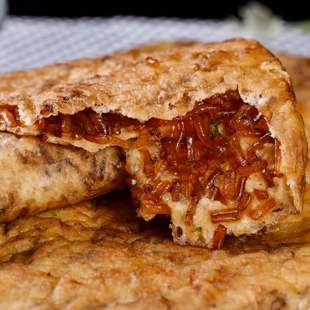 山东肉盒子10个菏泽特产粉条合子河南周口面食油炸早餐饼馅饼包邮