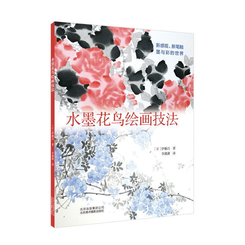 水墨花鸟绘画技法 和风新水墨系列 写意花鸟 基础诀窍实操 点线面构图