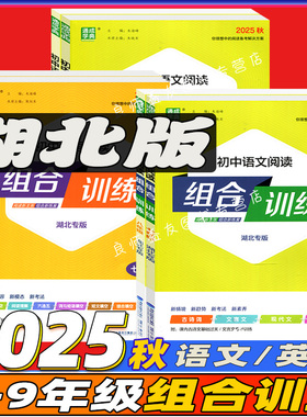2025湖北专版通城学典初中英语阅读组合训练七年级八年级中考版 湖北专版 初中英语阅读组合训练 初一初二初三九年级上下册 武汉市