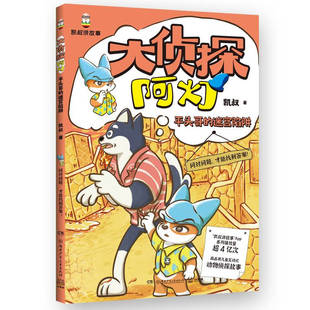 王凯 著 湖南少年儿童出版 大侦探阿灯·平头哥 新华书店正版 第二辑 社 图书 迷宫陷阱