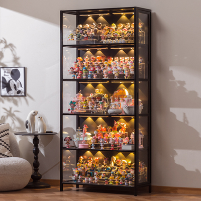 爆款高透展示柜电竞头盔展示