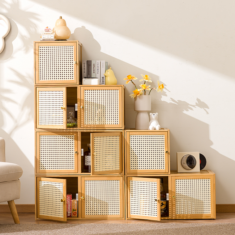 DIY零食杂物收纳筐玩具整理箱家用橱柜置物篮厨房储物桌面收纳盒