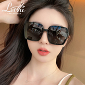 大框墨镜女2026年新款 偏光太阳镜大脸显瘦开车遮阳防紫外线显脸小