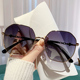 多边形墨镜女高级感2026年新款 防紫外线太阳镜偏光可配近视带度数