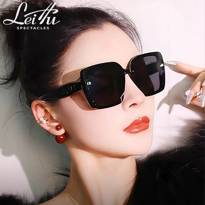 大框墨镜女2025新款高级感防紫外线偏光开车潮大脸显瘦圆脸太阳镜