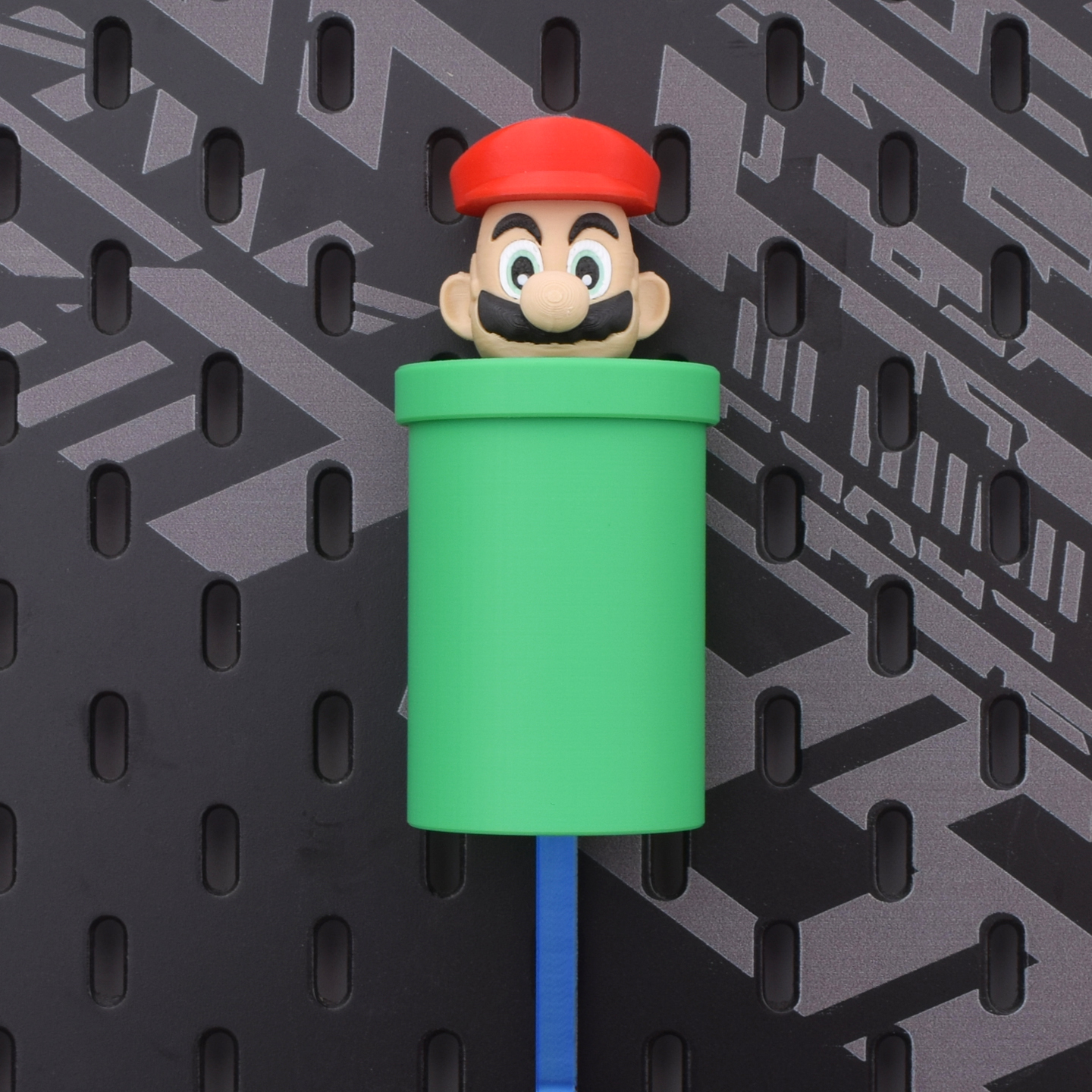 适用宜家斯考迪斯洞洞板配件马里奥伸缩钥匙挂钩超级玛丽挂钩