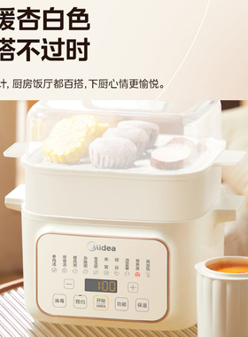 Midea/美的 DZC2552电炖盅家用预约全自动陶瓷炖汤燕窝隔水电炖锅
