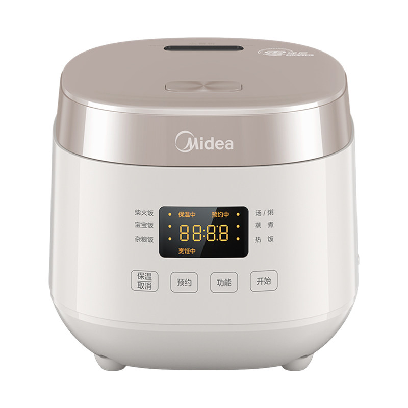 Midea/美的 MB-RC201S电饭煲0涂层2L家用316不锈钢多功能小型饭锅
