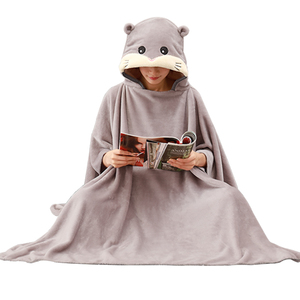 39.9元包邮 米虎 法兰绒加厚多功能毯