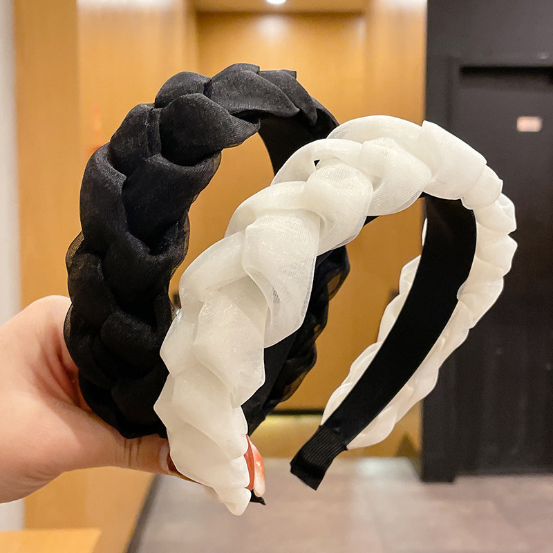 麻花辫发箍女高级感发卡头饰高颅顶发捆复古百搭外出压发头箍宽边,饰品/流行首饰/时尚饰品新,发饰,淘宝优惠券,粉丝福利购,淘宝优惠卷