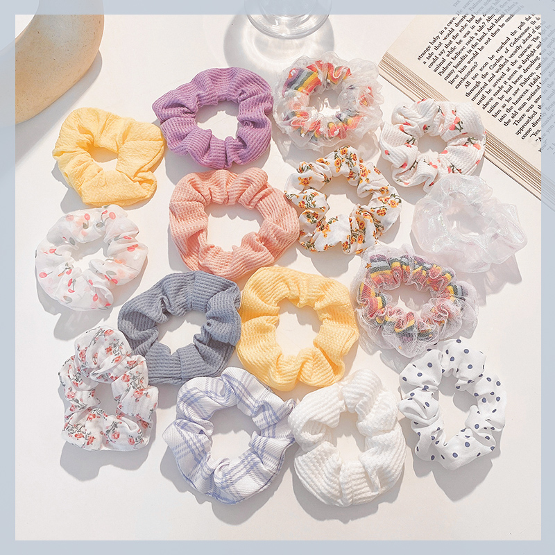 ins少女风橡皮筋韩系大肠发圈