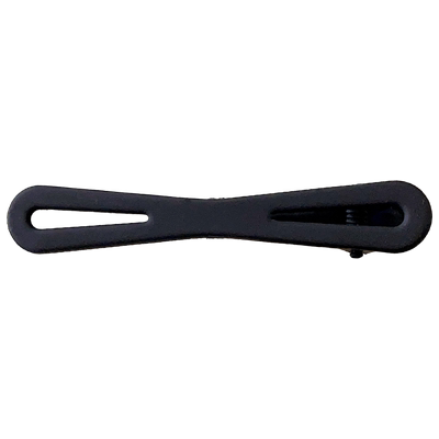 黑色磨砂金属发夹化妆专用