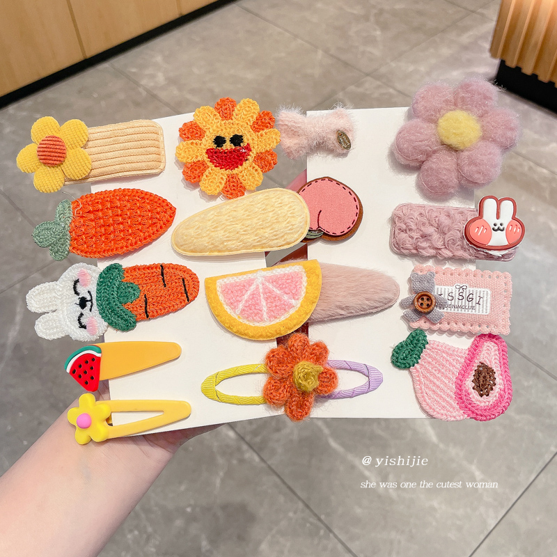 伊饰界发夹毛绒韩版可爱