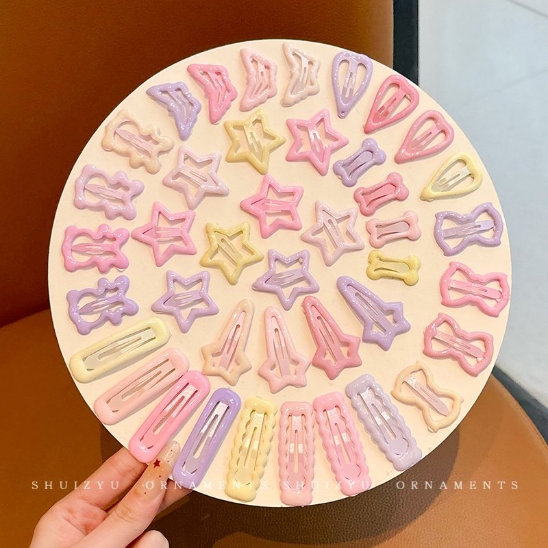 粉色星星发夹儿童女侧边刘海碎发bb夹女童宝宝可爱小夹子发卡头饰,饰品/流行首饰/时尚饰品新,发饰,淘宝优惠券,粉丝福利购,淘宝优惠卷