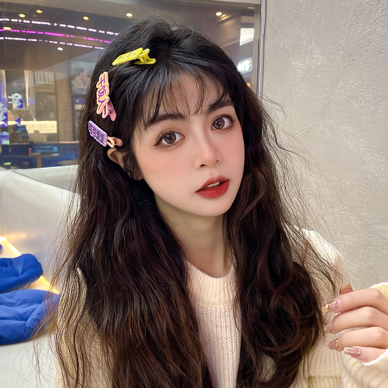 奇奇怪怪的发夹搞怪发卡个性创意文字发卡侧边刘海发卡夹子头饰女