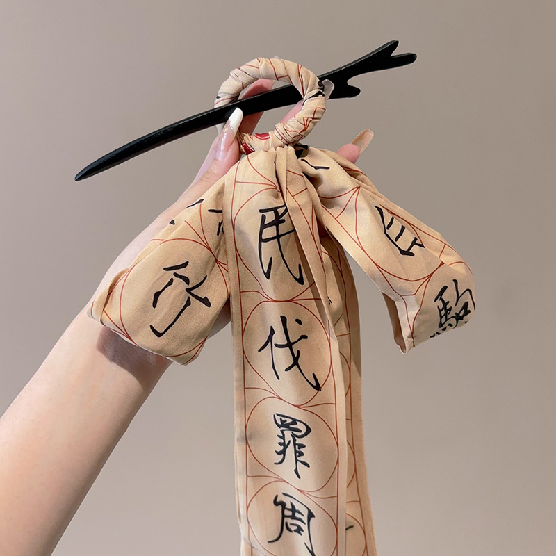 新中式蝴蝶结飘带发簪汉服配饰