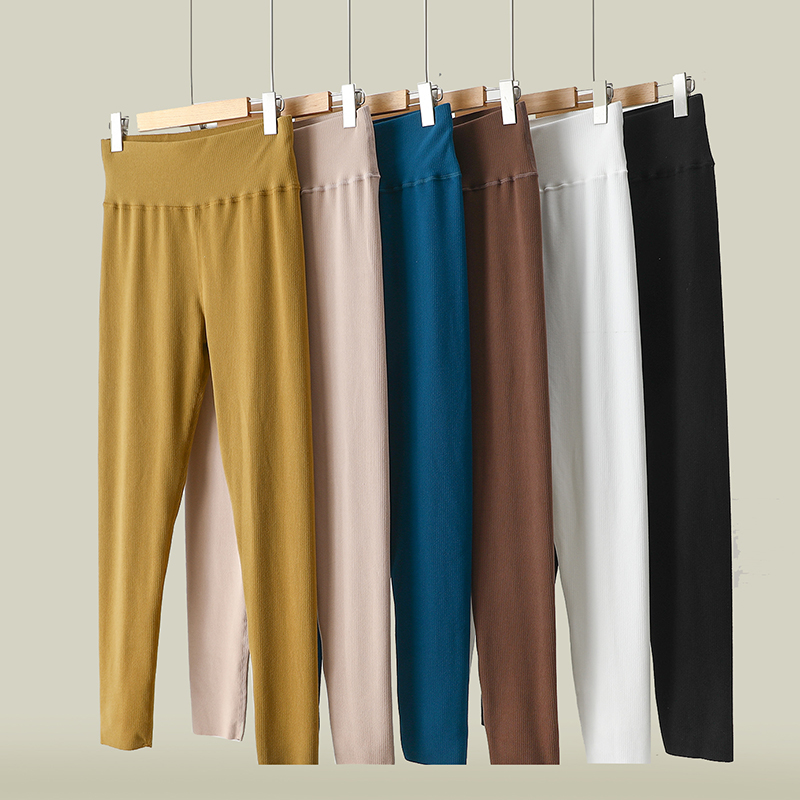 春秋新款打底裤女外穿高腰紧身薄款秋裤大码弹力显瘦百搭修身裤子