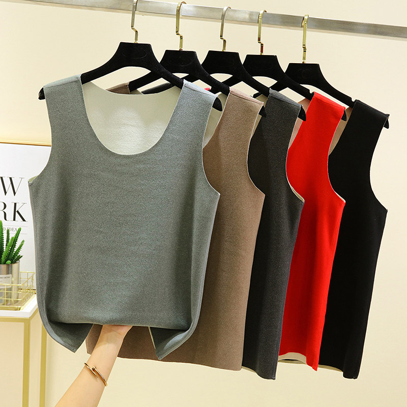 无痕保暖背心男士加绒加厚秋冬季内穿德绒坎肩棉马甲无袖t恤,女士内衣/男士内衣/家居服,保暖背心,淘宝优惠券,粉丝福利购,淘宝优惠卷