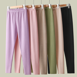 女士内穿保暖裤 打底裤 无痕加厚加绒德毛裤 大码 冬 春秋薄款 秋裤