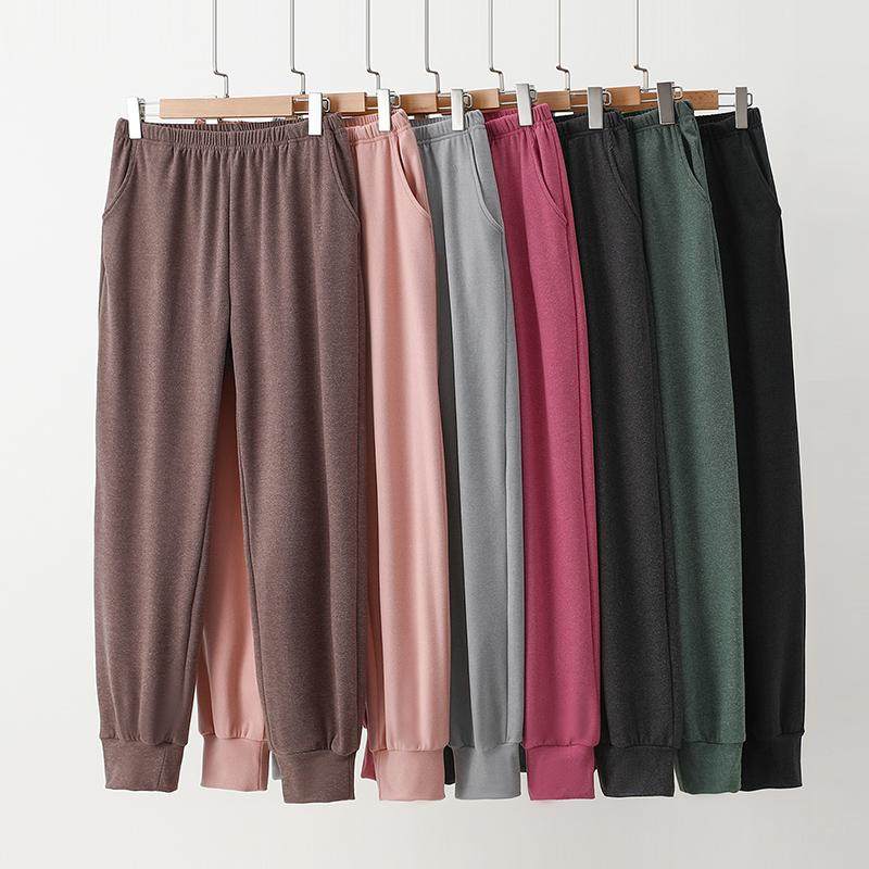 德绒束脚睡裤女秋冬2024保暖宽松卫裤长裤妈妈薄绒高腰休闲家居裤,女士内衣/男士内衣/家居服,睡裤/家居裤,淘宝优惠券,粉丝福利购,淘宝优惠卷