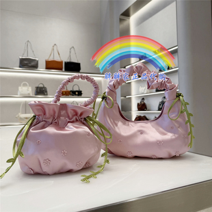 CHARLES&KEITH小CK2-10151623花朵手提水桶包斜挎包40151622福袋