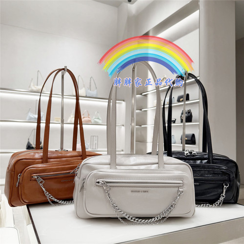 CHARLES&KEITH链条单肩腋下包