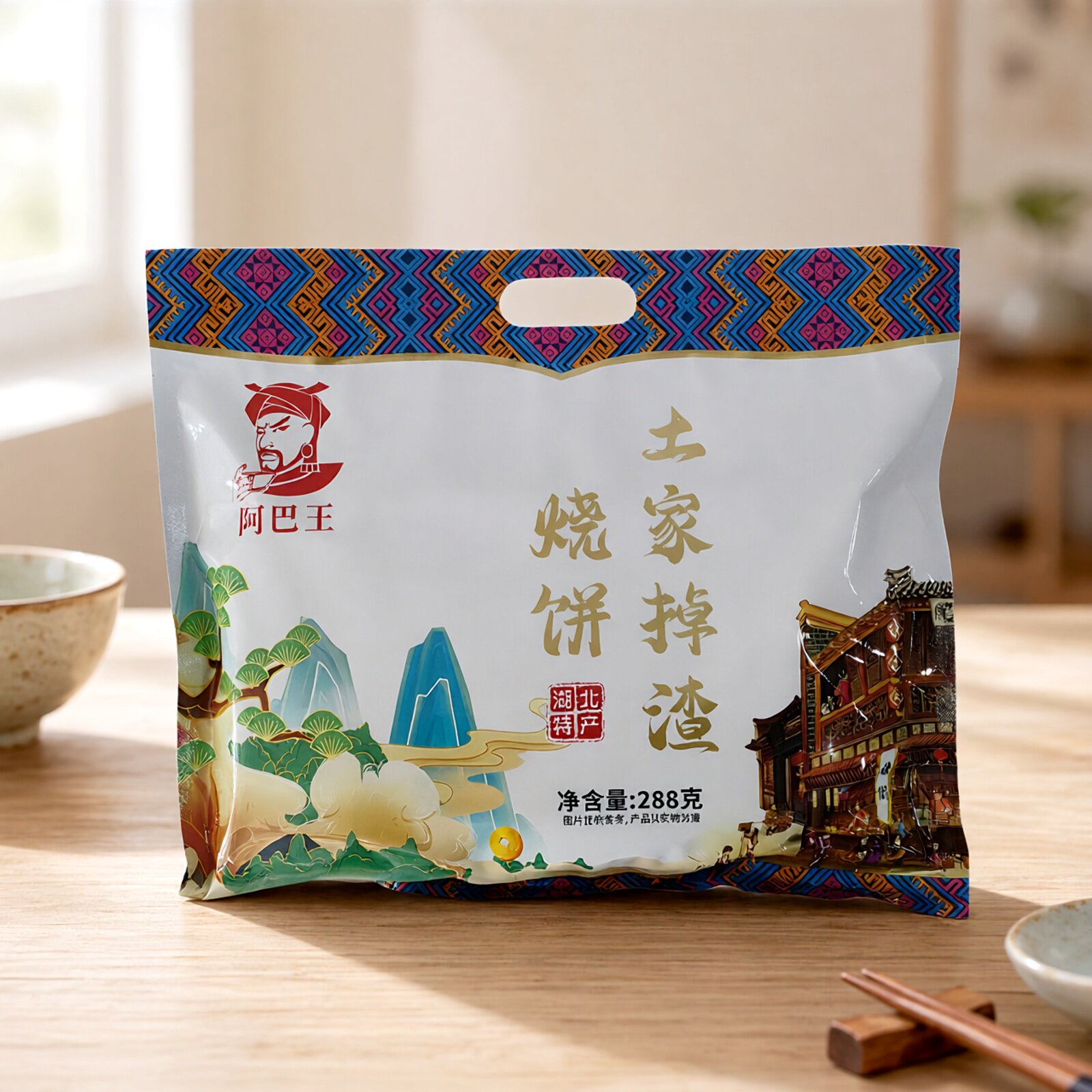 土家掉渣烧饼湖北土家族特产景区中式糕点/新中式糕点