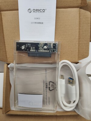 ORICO奥睿科2139C3 2.5寸Type-c硬盘盒USB3.0笔记本移动硬盘盒