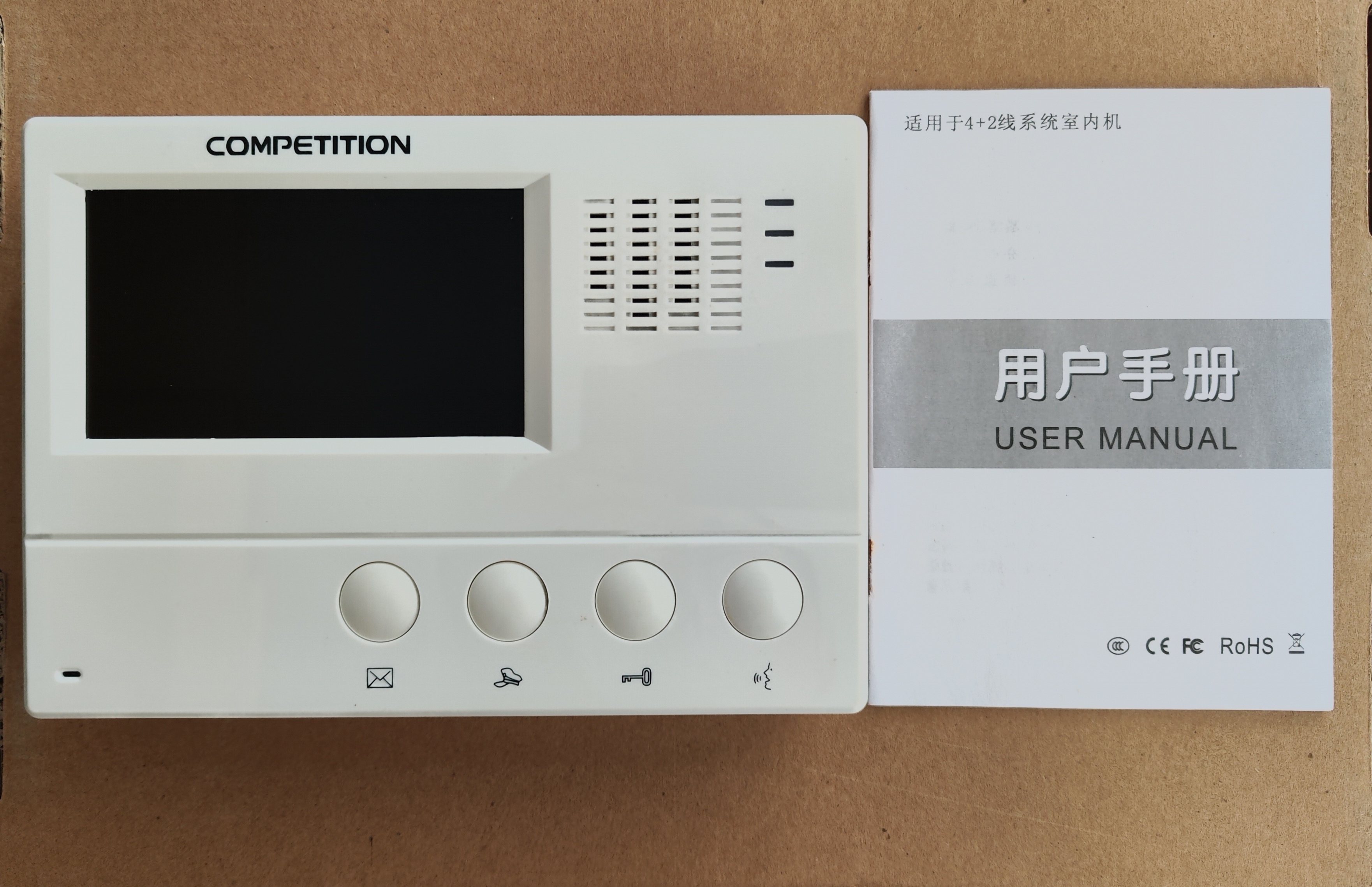 competition竞争可视门铃MT392C室内电话对讲机通用320C