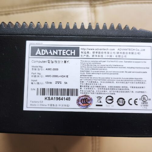 研华AIMC-2000工控主机 4G/500G AIMC-2000J-HDA1E
