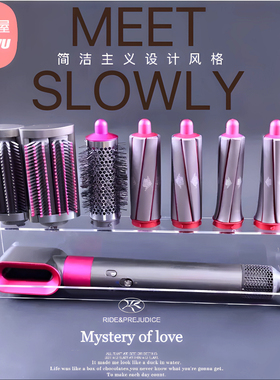 适用戴森卷发棒亚克力支架HS01/HS05/08桌面立式收纳架挂墙置物架