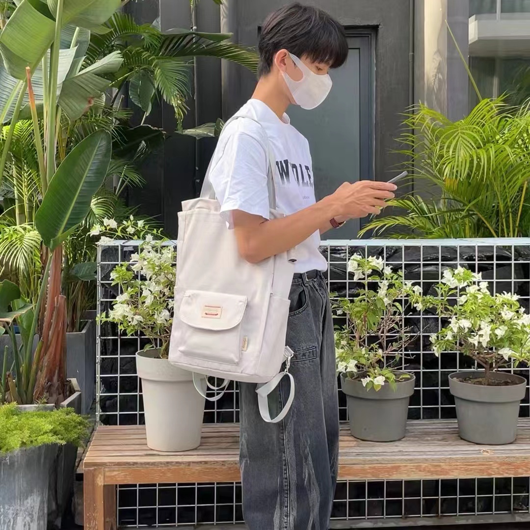 新款休闲双肩包旅行男